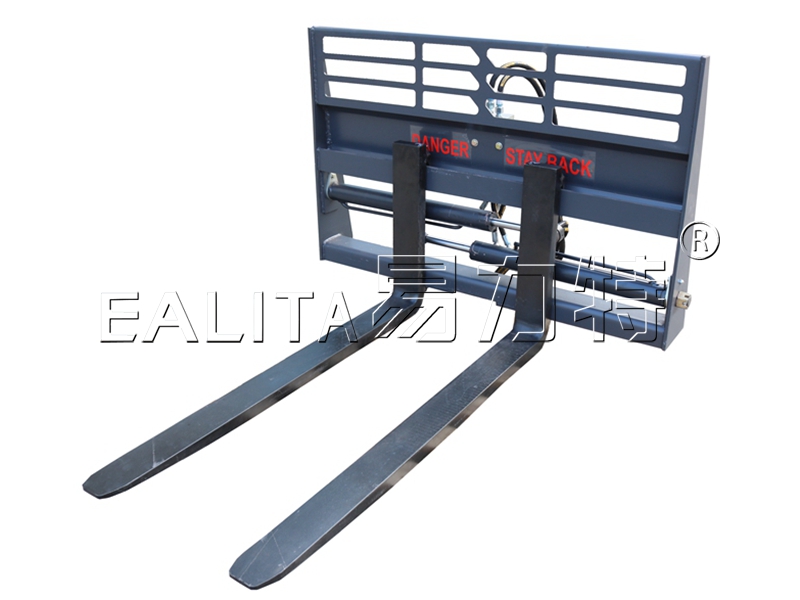Ealita Skid Steer Hydraulic Positioning Pallet Forks Frame