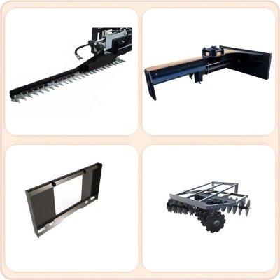  Angle Broom for agt skid steer with hydraulically driven 