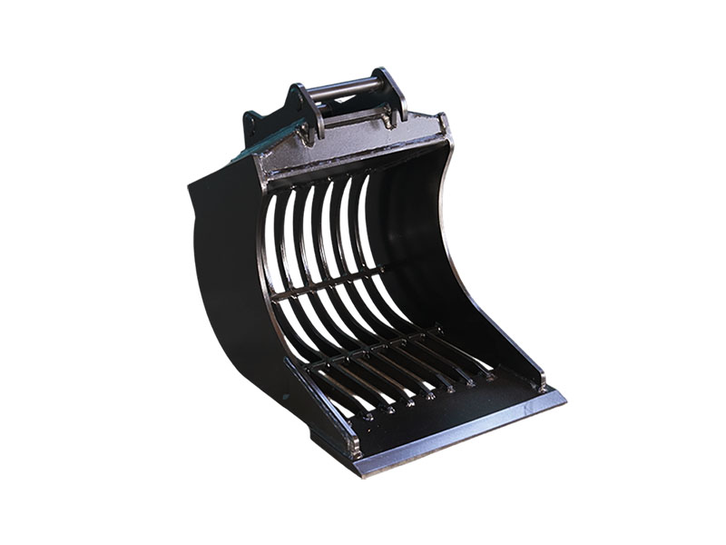 Petit outil, grand impact — Le mini godet squelette pour roches qui accélère le criblage et l'excavation