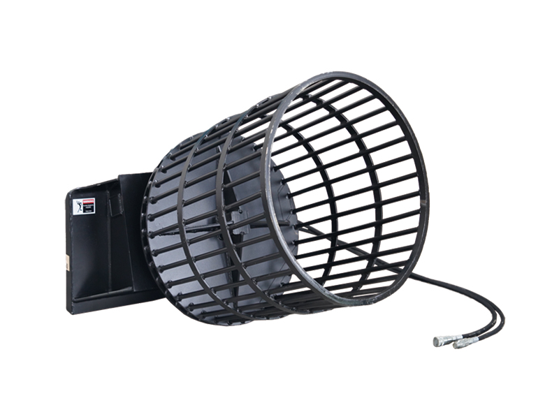 Révolutionnez le déblaiement des débris avec le ramasse-roches rotatif à direction à glissement