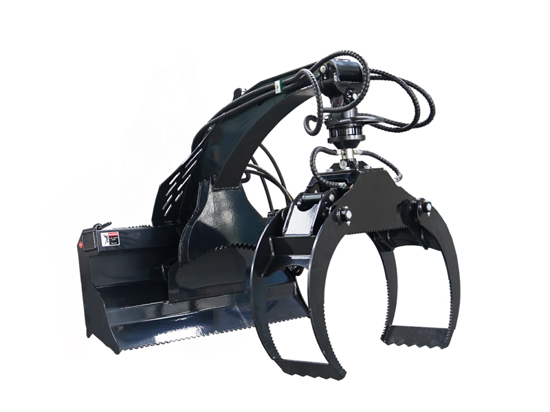 Grappin à grumes monté sur tracteur : puissance, précision et polyvalence pour les travaux forestiers et agricoles