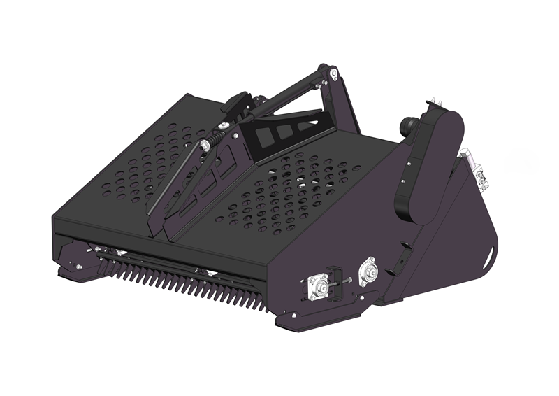Révolutionnez votre aménagement paysager avec le râteau hydraulique à direction à glissement