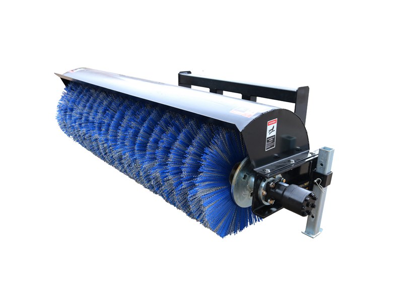 Balai/balayeuse rotatif à angle de fixation du tracteur
    