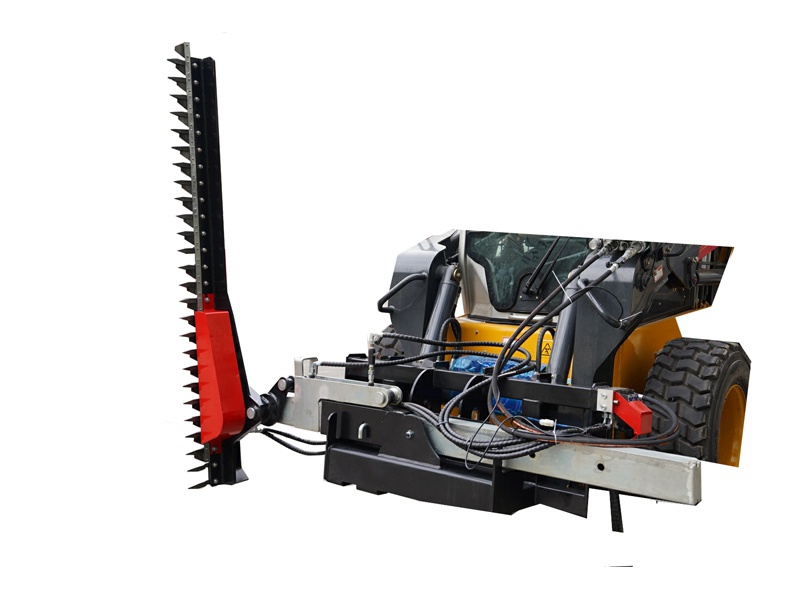 Barre de faucille à chargeuse compacte Taille-haie Garniture pivotante Taille-haie
    