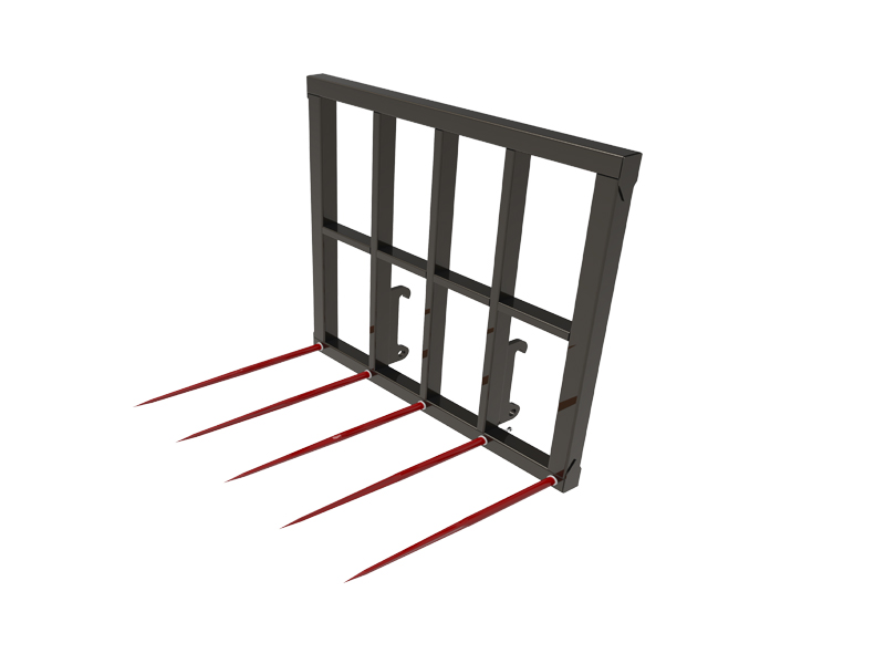 Fourches à foin pour chargeuses sur pneus