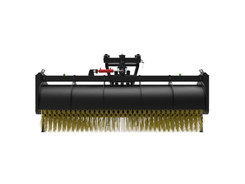 Balai rotatif auto-ajustable au tracteur